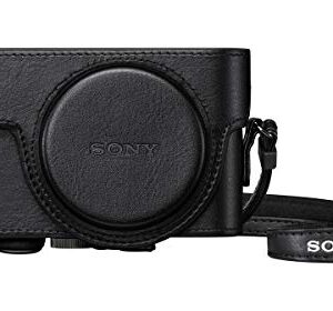 Sony Premium Jacket Case (LCJRXK/B) for RX100 Series Digital Still Cameras, Black, Small