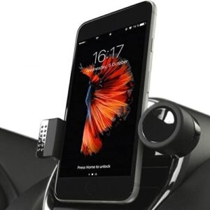 cell phone holder for car air vents | 360° rotation car phone mount, fits all smartphones – iphone 11 pro, 11, x, xr, xs max, 8, 7, 6, 5, | 6/7/8 plus | s8, s9, note 9 | luxury vent phone holder