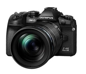 olympus om-d e-m1 mark iii black camera body with m.zuiko digital ed 12-100mm f4.0 is pro lens