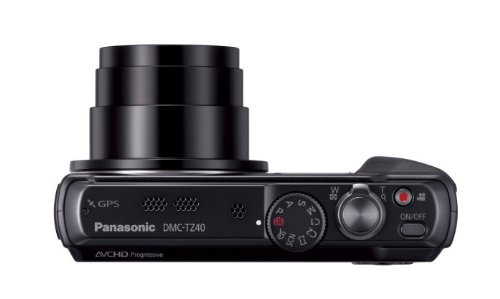 Panasonic Lumix digital camera 20x optical with GPS DMC-TZ40 Black - International Version (No Warranty)