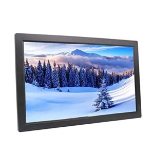 18.5-inch Digital Photo Frame LED Electronic Smart Photo Album Video Player Advertising Player Display high-Definition Digital Photo Frame (Color : Black)