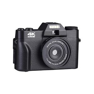 camera digital cameras 4k hd 16x 48 megapixels micro single retro with wifi professional digital camera vlog external lens video camera digital camera (size : with 64g, color : only camera)