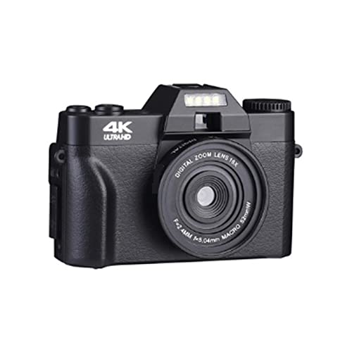 Camera Digital Cameras 4K HD 16X 48 Megapixels Micro Single Retro with WiFi Professional Digital Camera Vlog External Lens Video Camera Digital Camera (Size : with 64G, Color : Only Camera)