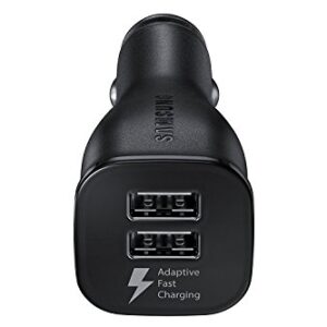 Samsung EP-LN920BBEGUS Fast Charge Dual-Port USB Car Charger - Retail Packaging,Black