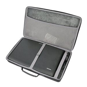 co2crea hard travel case replacement for sylvania 13.3-inch swivel screen portable dvd player