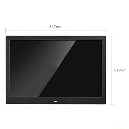 13 inch Digital Photo Frame 1920x1080 high-Definition IPS Screen Full Viewing Angle to Play Pictures and Video Digital Photo Album (Color : Black)