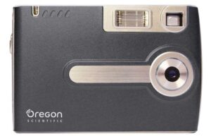 oregon scientific ds6310-g 3mp thincam digital camera with cradle (gray)