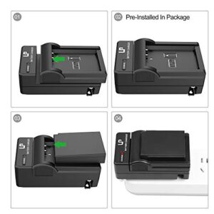 LP-E12 Battery Charger, LP Charger Compatible with Canon EOS M100, M50, M10, M2, M, Rebel SL1, 100D PowerShot SX70 HS, Kiss M, Kiss X7 & More