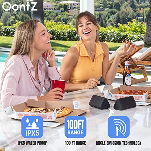 OontZ Upgraded Angle 3 Bluetooth Speaker | Portable Bluetooth Speakers | Powerful 10 Watt Output | 100 Foot Wireless Bluetooth Range | Extended Battery Life | Water Resistant (IPX5)