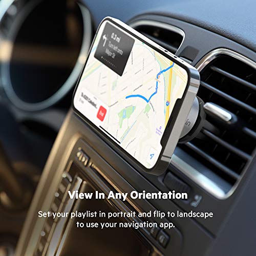 Belkin MagSafe Vent Mount Pro - MagSafe Phone Mount For Car - Car Accessories - Car Phone Holder Mount - Magnetic Phone Holder for iPhone 14, iPhone 13, iPhone 12 Pro Max, Pro, and Mini Models