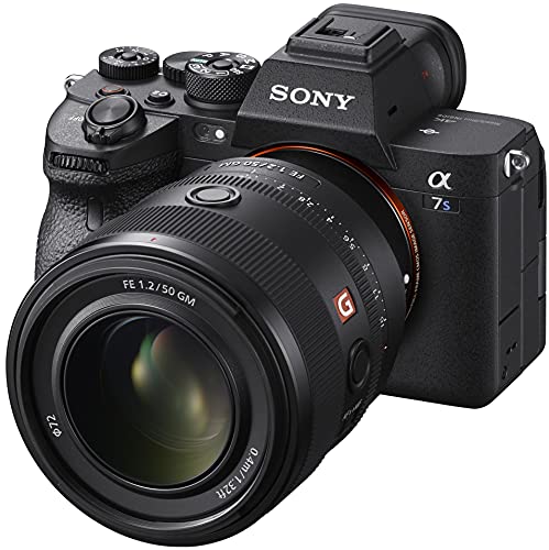 Sony a7S III Mirrorless Full Frame Camera Body + Sony FE 50mm F1.2 GM G Master Lens SEL50F12GM + ILCE-7SM3/B Bundle with Deco Gear Photography Backpack Case + Microphone + LED + Monopod & Accessories