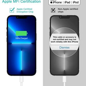 iPhone Super Fast Charger[Apple MFi Certified] 20W USB C Wall Charger with 6FT Fast Charging Parallel Cables Compatible with iPhone 14/14Pro Max/iPhone 13/13Pro/12/12 Pro/11/11Pro, iPad