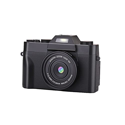 Camera Digital Cameras 4K HD 16X 48 Megapixels Micro Single Retro with WiFi Professional Digital Camera Vlog External Lens Video Camera Digital Camera (Size : with 16G, Color : Only Camera)