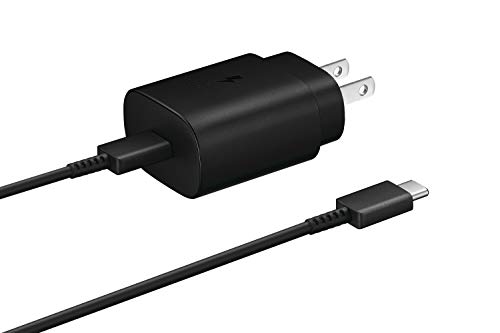 SAMSUNG 25W USB-C Super Fast Charging Wall Charger - Black (US Version with Warranty)