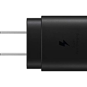 SAMSUNG 25W USB-C Super Fast Charging Wall Charger - Black (US Version with Warranty)