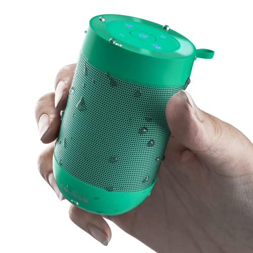 comiso Portable Bluetooth Speaker, Waterproof Small Wireless Shower Speaker IPX5, 360 HD Loud Sound, Stereo Pairing, 12H Playtime, Mini Pocket Size Built in Mic Support TF Card for Travel Outdoors