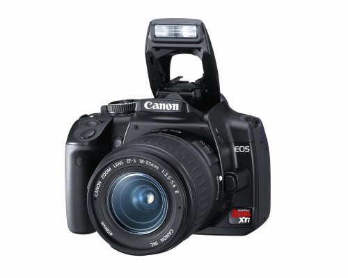 Canon Rebel XTi DSLR Camera with EF-S 18-55mm f/3.5-5.6 Lens (OLD MODEL)