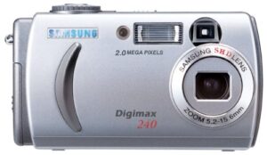 samsung digimax 240 2.1mp digital camera w/ 3x optical zoom