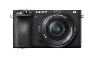 sony alpha a6500 mirrorless digital camera bundle with 2.95″ lcd, black (ilce6500kit)