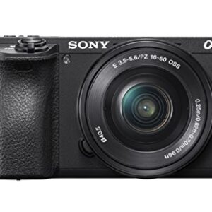 Sony Alpha a6500 Mirrorless Digital Camera Bundle with 2.95" LCD, Black (ILCE6500KIT)