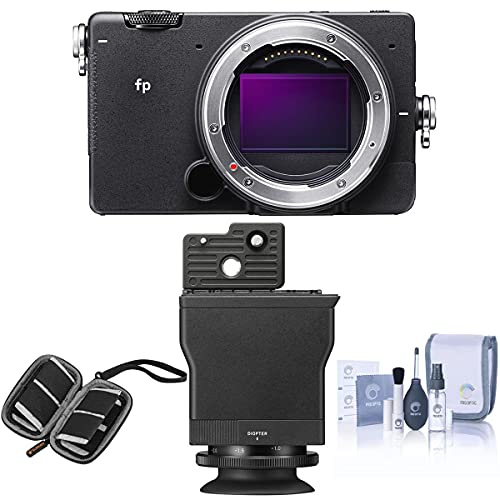 Sigma fp Mirrorless Digital Camera, Bundle with Sigma LVF-11 LCD Viewfinder & Memory Card Case