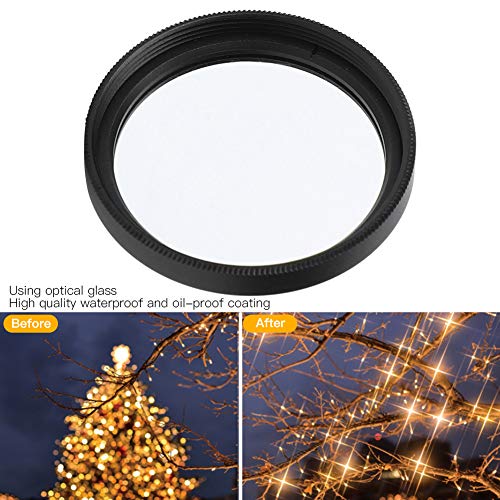 RvSky Digital Camera Accessories Junestar 52mm Star Lens Filter for Nikon Fujifilm Camera Lenses