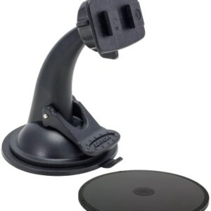 ARKON Replacement Upgrade or Additional Windshield Dashboard Sticky Suction Mount for Dual T Holders - Retail Packaging - Black