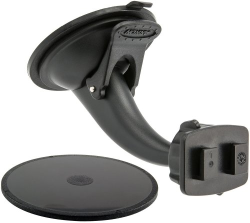 ARKON Replacement Upgrade or Additional Windshield Dashboard Sticky Suction Mount for Dual T Holders - Retail Packaging - Black