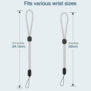 Hand Wrist Strap Lanyard, 6 Pack 9.5inch Adjustable Nylon Wristlet Straps Keychain String for Cell Phone Case Holder, AirPods Pro 2 2022, Camera, Key, GoPro, USB Drive, Ski Glove (Multi-ColorA)