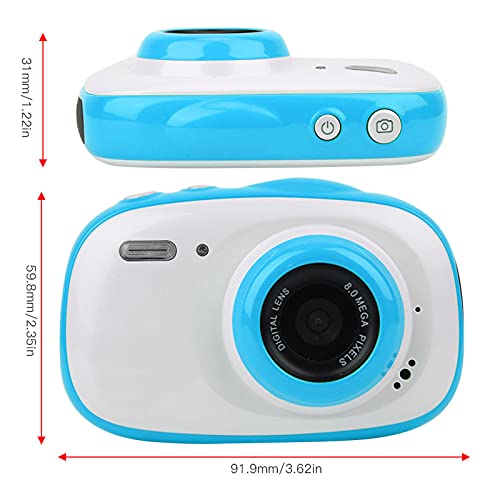 Jeanoko Camera, 8MP 2 Inch Children Digital Camera for Kid for Share Photo for Life Record(Blue)