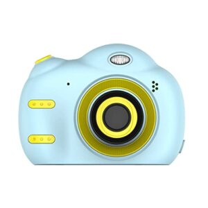 linxhe gift kids camera toys for girls boys, compact cameras for children, with 2.4” color display screen & micro-sd card slot for children (color : blue)