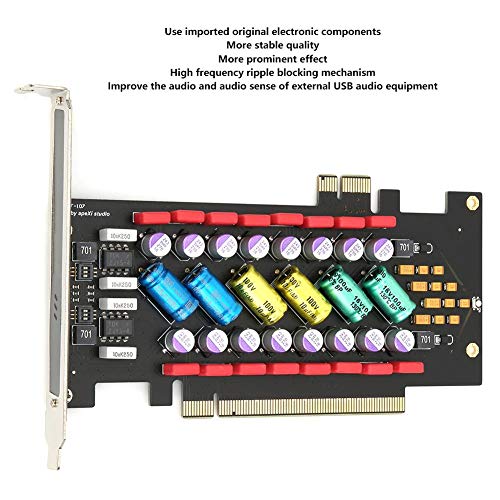 Power Filter Card Small Volume HI-FI High Accuracy High Reliability Two LEDs Audio Filter Module for Power Supply Filtering Audio Accessory