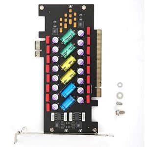 Power Filter Card Small Volume HI-FI High Accuracy High Reliability Two LEDs Audio Filter Module for Power Supply Filtering Audio Accessory