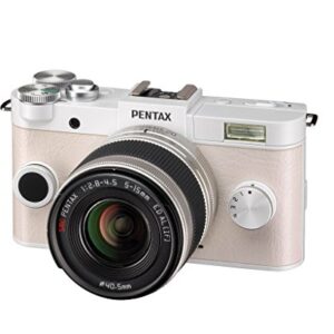 Pentax PENTAX Q-S1 02 Zoom Kit (Pure White) 12.4MP Mirrorless Digital Camera with 3-Inch LCD (Pure White)