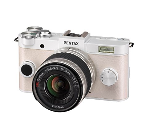 Pentax PENTAX Q-S1 02 Zoom Kit (Pure White) 12.4MP Mirrorless Digital Camera with 3-Inch LCD (Pure White)