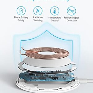 Anker 7.5W Magnetic Wireless Charger with USB-C Charger Bundle, 5 ft Built-in USB-C Cable, 313 , (Pad) Only for iPhone 14/14 Pro/14 Pro Max/13/13 Pro Max