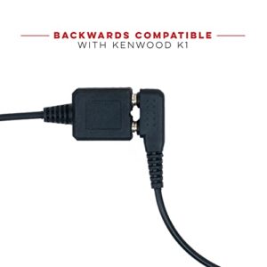 BTECH GMRS-PRO K1 Adaptor Cable for GMRS-PRO. Adapts The GMRS-PRO to be Backward Compatible with Prior and Baofeng K1 Accessories