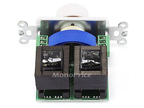 Monoprice 108241 RMS 50W Speaker Volume Controller, White