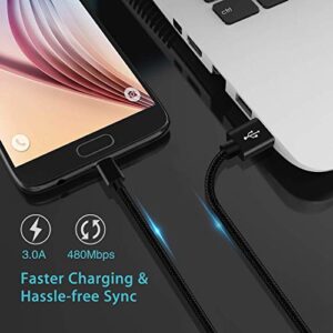 USB C Charger Charging Cable Cord for LG K51 Q70 G8 G7 V60 Thinq Stylo 5 5X,Harmony 4,V30 V30S V20 G6 G5 Q7 Q7+,G7 Fit,Stylo4,Moto G6 Plus,Type C Fast Charge Phone Data Power Wire 3FT-3FT-6FT
