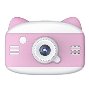 linxhe kids camera digital camera for rechargeable child video recorder 12mp hd 1080p 3.5 inch screen for 3-12 year old boys girls toddler (color : pink)