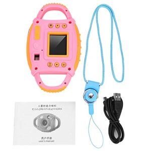 senyar camera, kids hd camera 1.8 inch 5mp cute toy action camera with seilf function for boys girls (pink)
