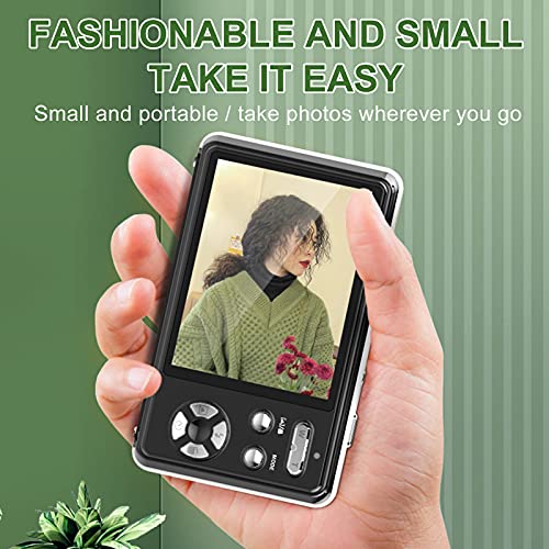 Lanhui HD Digital Camera - 2.4inch LCD Portable Rechargeable Mini Camera 40 Mega Pixels Multifunctional Entry Level Beginner Compact Camera with 3X Zoom