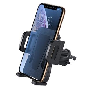 miracase air vent phone holder for car, vehicle cell phone mount cradle with adjustable clip compatible with iphone 14 series/iphone 13 series/iphone 12 series/11 pro max/samsung and more