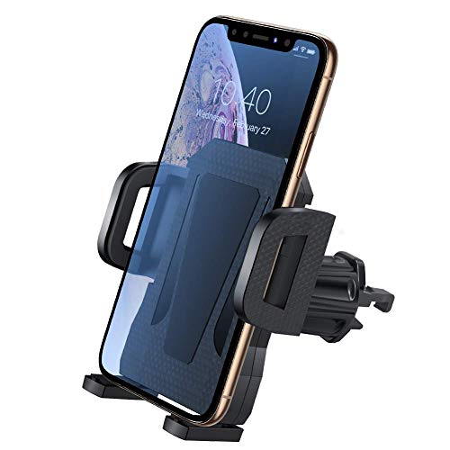 Miracase Air Vent Phone Holder for Car, Vehicle Cell Phone Mount Cradle with Adjustable Clip Compatible with iPhone 14 Series/iPhone 13 Series/iPhone 12 Series/11 Pro Max/Samsung and More