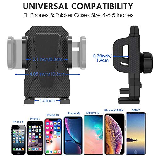 Miracase Air Vent Phone Holder for Car, Vehicle Cell Phone Mount Cradle with Adjustable Clip Compatible with iPhone 14 Series/iPhone 13 Series/iPhone 12 Series/11 Pro Max/Samsung and More