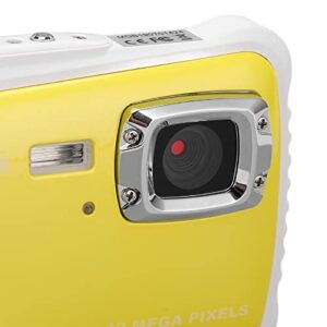 CHICIRIS HD Digital Camera, Cute 12MP Kids Camera Compact for Gift for Toy(Yellow)