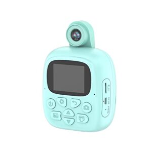 kids camera, mini childrens camera can shoot or print at any time,birthday gifts for boys age 3-9, hd digital cameras for portable toy for 3 4 5 6 7 8 year old girl with 32gb sd card (blue)