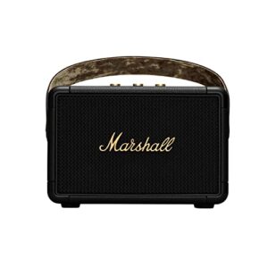 marshall kilburn ii bluetooth portable speaker – black & brass