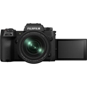 Fujifilm X-H2 Mirrorless Camera with XF16-80mm Lens - Black with Advanced Bundle, Lexar 64GB SDX Card 800x, Gadget Bag 200 Series, Cleaning Cloth, Blower & More