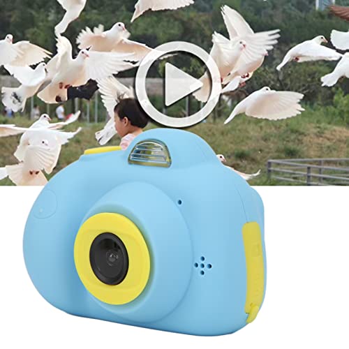 Entatial Children Cartoon Digital Camera, 1080P HD 2 Inch HD Screen Children Camera 610mAh Large Capacity Mini Convenient Safe with Data Cable for Taking Photo for Video